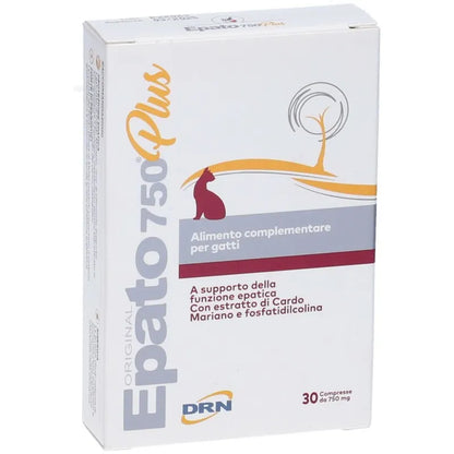 EPATO 750 PLUS 30 COMPRESSE INTEGRATORE VETERINARIO A SUPPORTO DELLA FUNZIONE EPATICA DEL GATTO