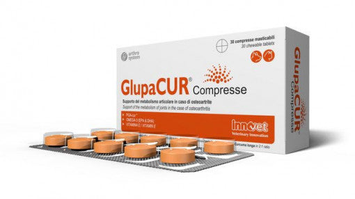 GLUPACUR SOLLIEVO ARTICOLARE PER CANI E GATTI 30 COMPRESSE MASTICABILI