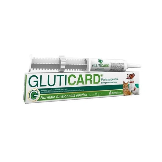 GLUTICARD PASTA APPETIBILE SIRINGA MULTIRAZIONE PER CANI E GATTI 30G