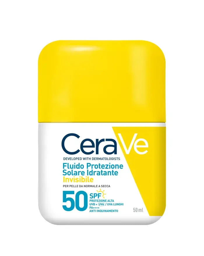 CERAVE FLUIDO PROTEZIONE SOLARE IDRATAZIONE INVISIBILE SPF 50+