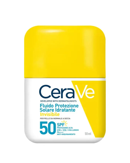 CERAVE FLUIDO PROTEZIONE SOLARE IDRATAZIONE INVISIBILE SPF 50+