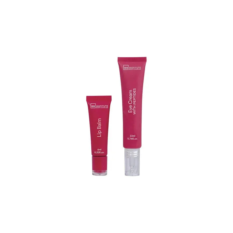 IDC ISTITUTE BEAUTY E SKINCARE EYE CREAM E LIP BALM CON PEPTIDE