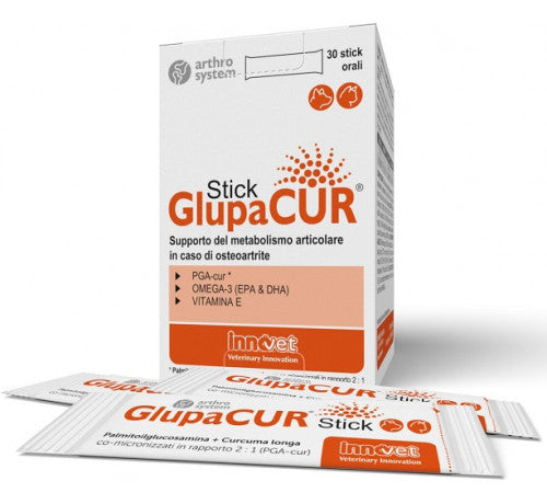 GLUPACUR 30 STICK ORALI INTEGRATORE VETERINARIO PER ARTICOLAZIONI CANE E GATTO
