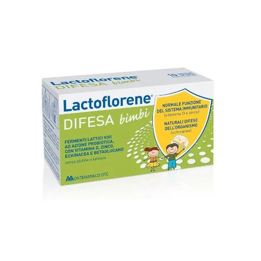LACTOFLORENE DIFESA BAMBINI FERMENTI LATTICI 10 FLACONCINI