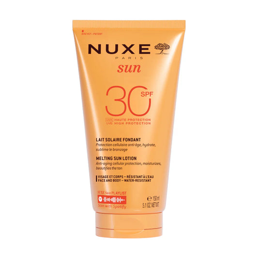NUXE LATTE SOLARE FONDENTE ALTA PROTEZIONE SPF 30+ VISO E CORPO 150ML