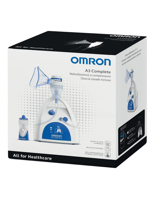 OMRON A3 COMPLETE AEROSOL NEBULIZZATORE CON DOCCIA NASALE