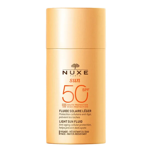 NUXE SUN FLUIDO LEGGERO SPF 50 - PROTEZIONE SOLARE MOLTO ALTA PER IL VISO 50ML