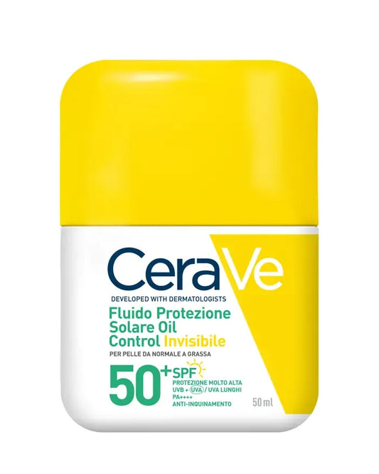 CERAVE FLUIDO PROTEZIONE SOLARE OIL CONTROL INVISIBILE SPF50+