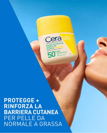 CERAVE FLUIDO PROTEZIONE SOLARE OIL CONTROL INVISIBILE SPF50+
