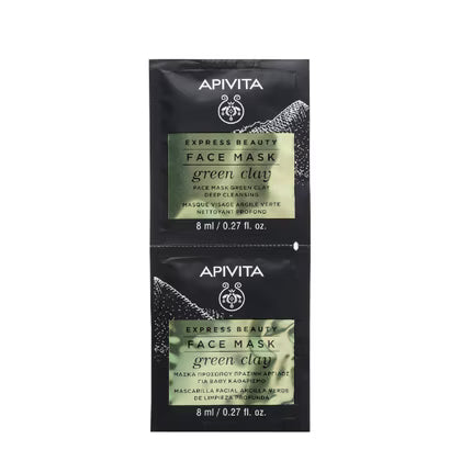 APIVITA MASCHERA VISO DETERSIONE PROFONDA  2 X 8 ML