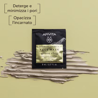 APIVITA MASCHERA VISO DETERSIONE PROFONDA  2 X 8 ML