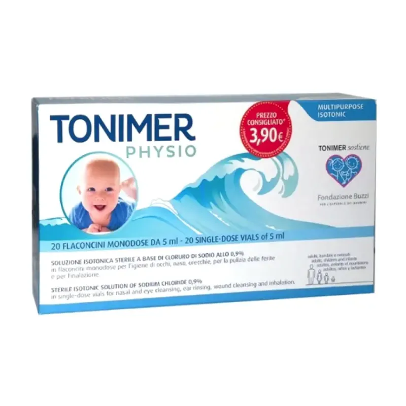 TONIMER PHYSIO SOLUZIONE SOTONICA MONODOSE 20 FLACONCINI