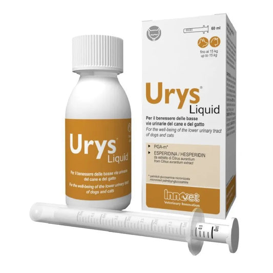 URYS LIQUID PER IL BENESSERE DELLE BASSE VIE URINARIE DEL CANE E DEL GATTO